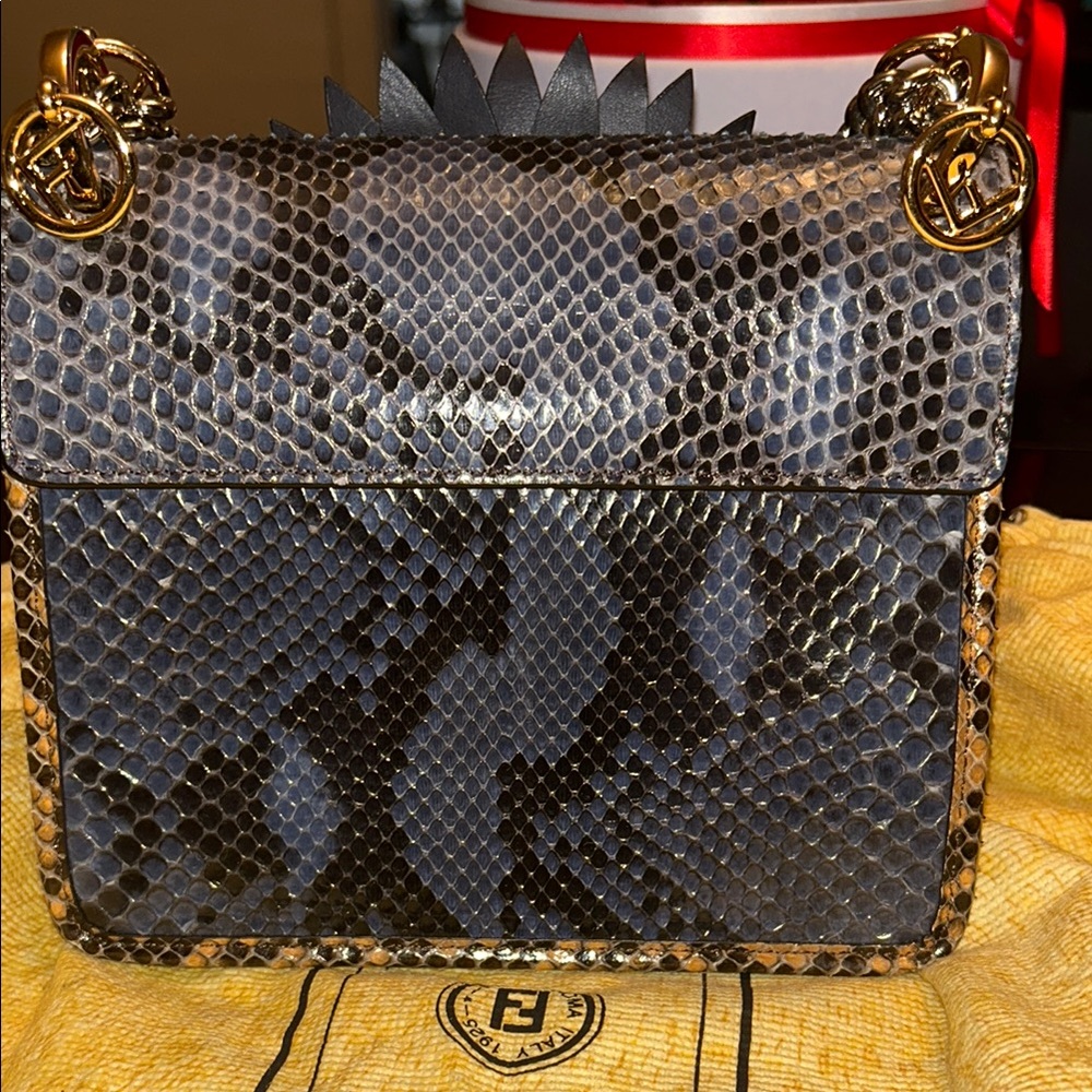 Fendi Multicolor Chain Shoulder Bag - Picture 3 of 8